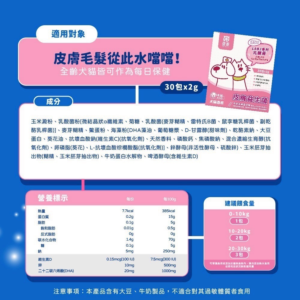 弎喵｜【毛健康】皮膚益生菌-細節圖4