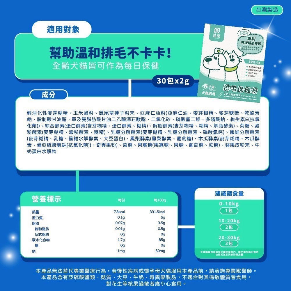 弎喵｜【毛健康】排毛保健粉-細節圖4