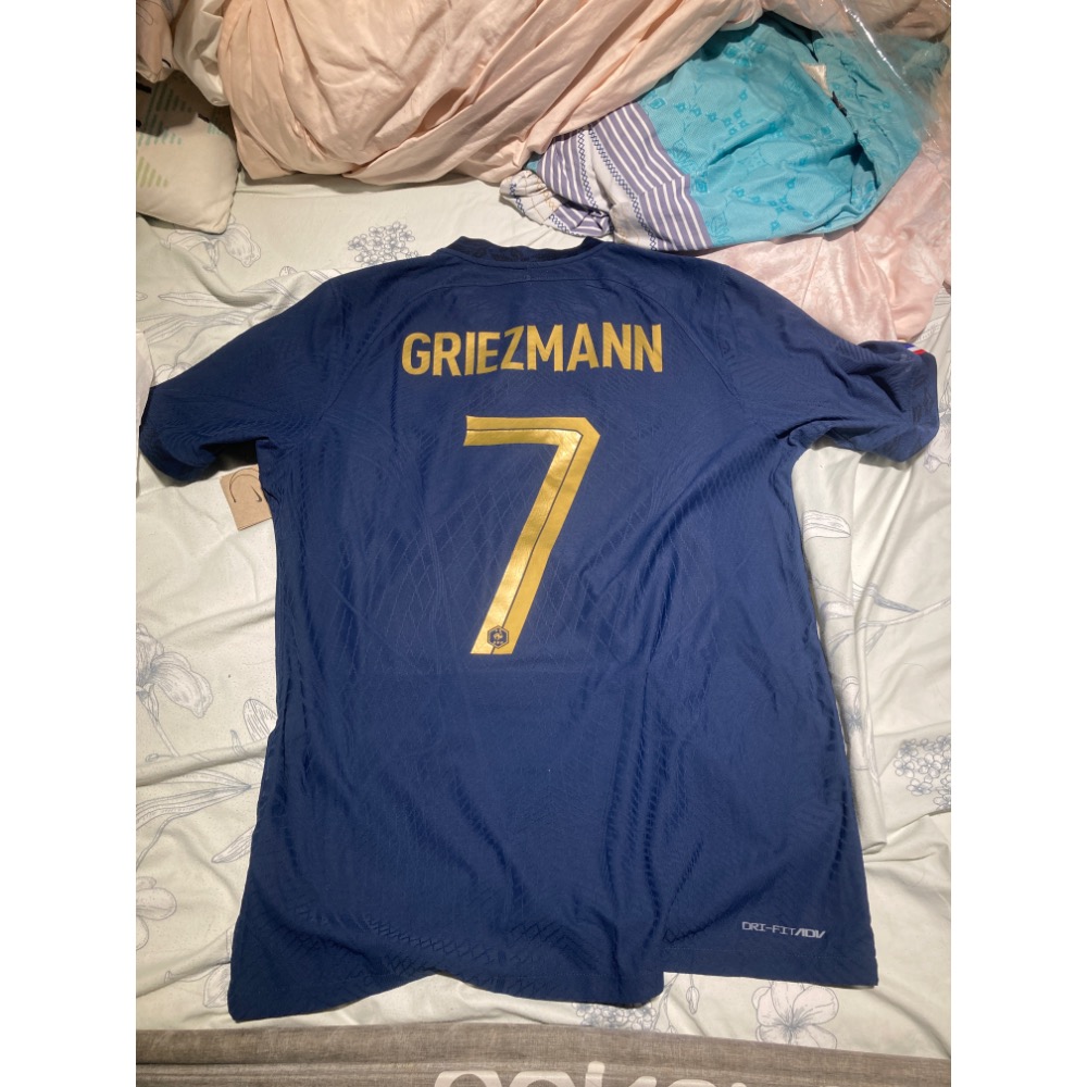 2022 世界杯 法國主場球員版球衣 Griezmann-細節圖2