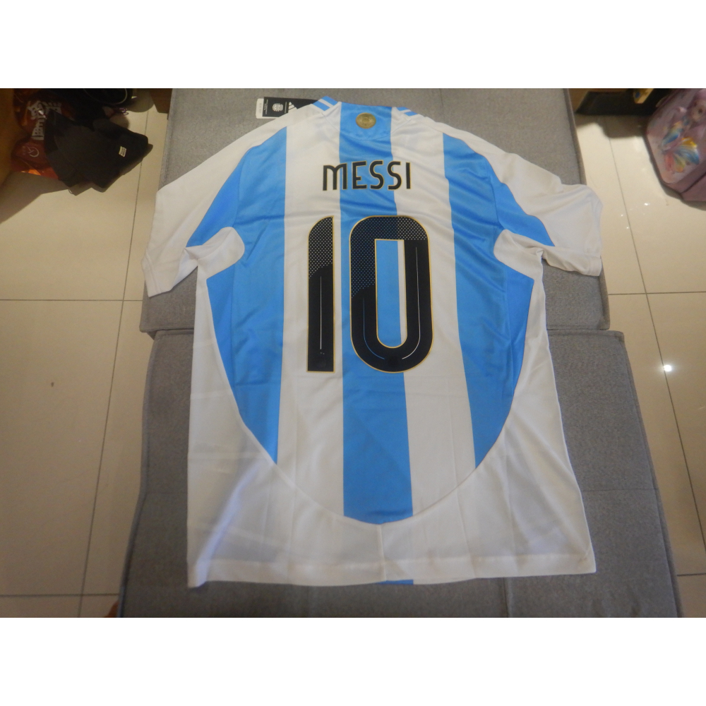 24-25 阿根廷主場 ARGENTINA  HOME JERSEY 球員版 亞版XL  梅西 MESSI-細節圖2