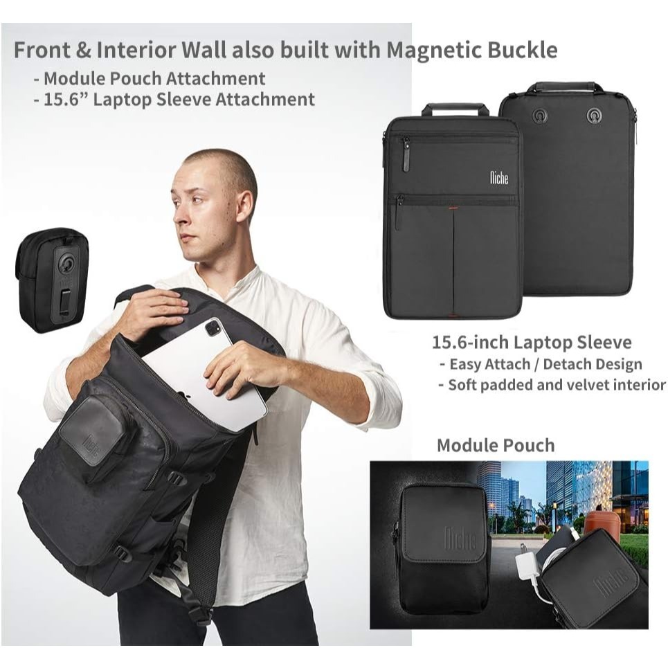 城市旅人天鷹座探險大容量後背包 超輕量 防水 N-19201 | NICHE 樂奇旅行休閒包專賣-細節圖11