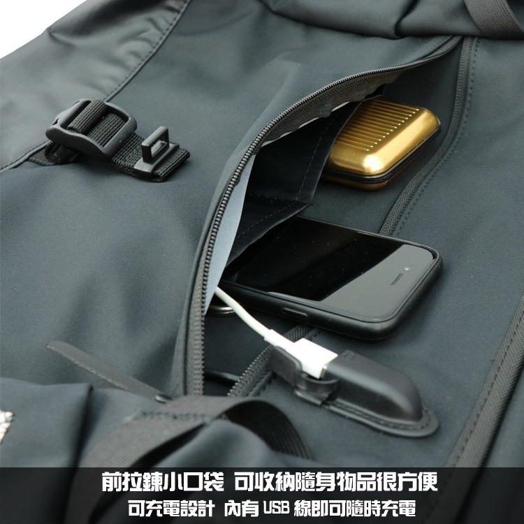 【Niche 樂奇】城市旅人跨肩包 超輕量 防水 可裝筆電 N-19304 搭配快拆磁扣配件包 2件組-細節圖4