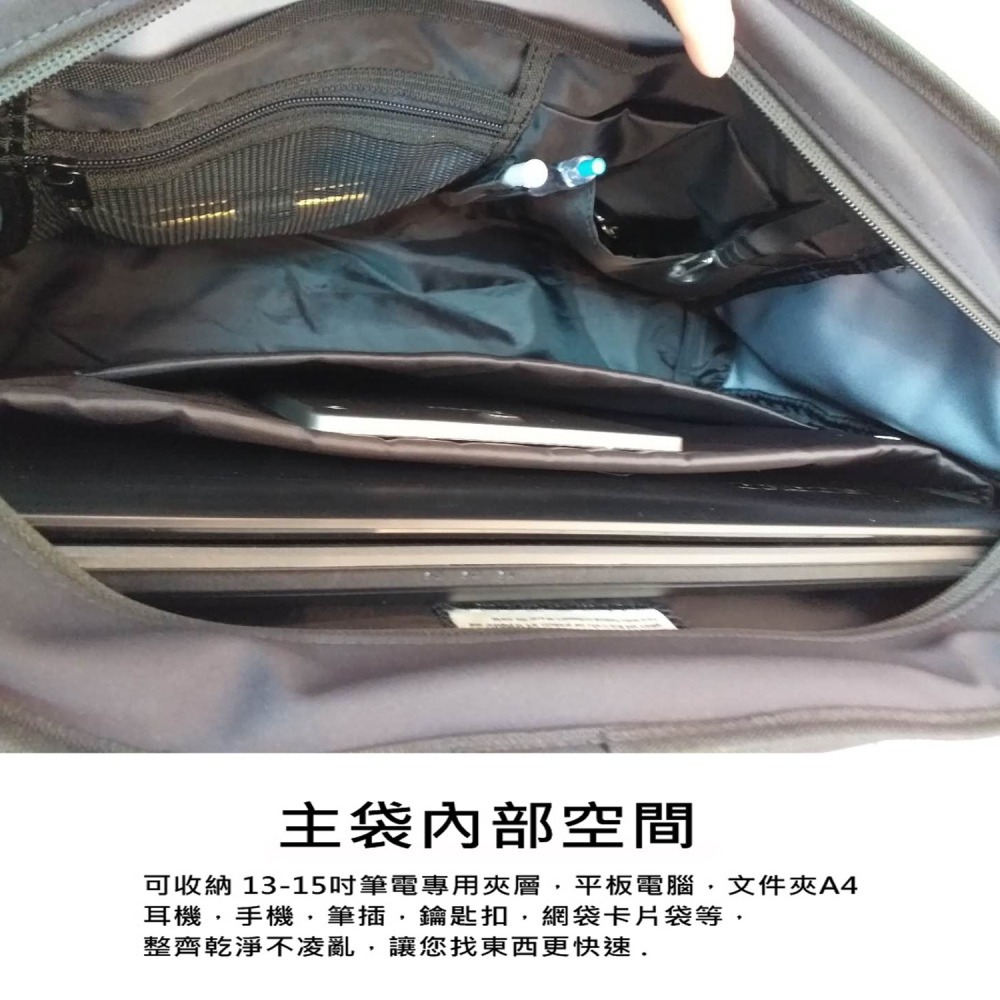 【Niche 樂奇】城市旅人跨肩包 超輕量 防水 可裝筆電 N-19304 搭配快拆磁扣配件包 2件組-細節圖5