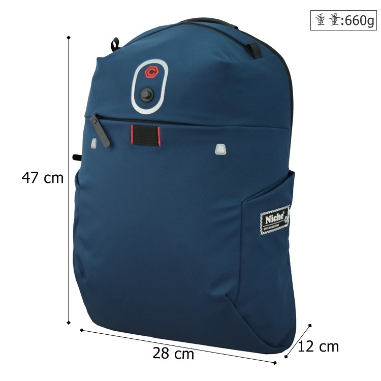 【Niche 樂奇】城市旅人牧夫座防水旅遊後背包 N-19202 隨行側背包 旅行護照卡夾包 三件組-細節圖9
