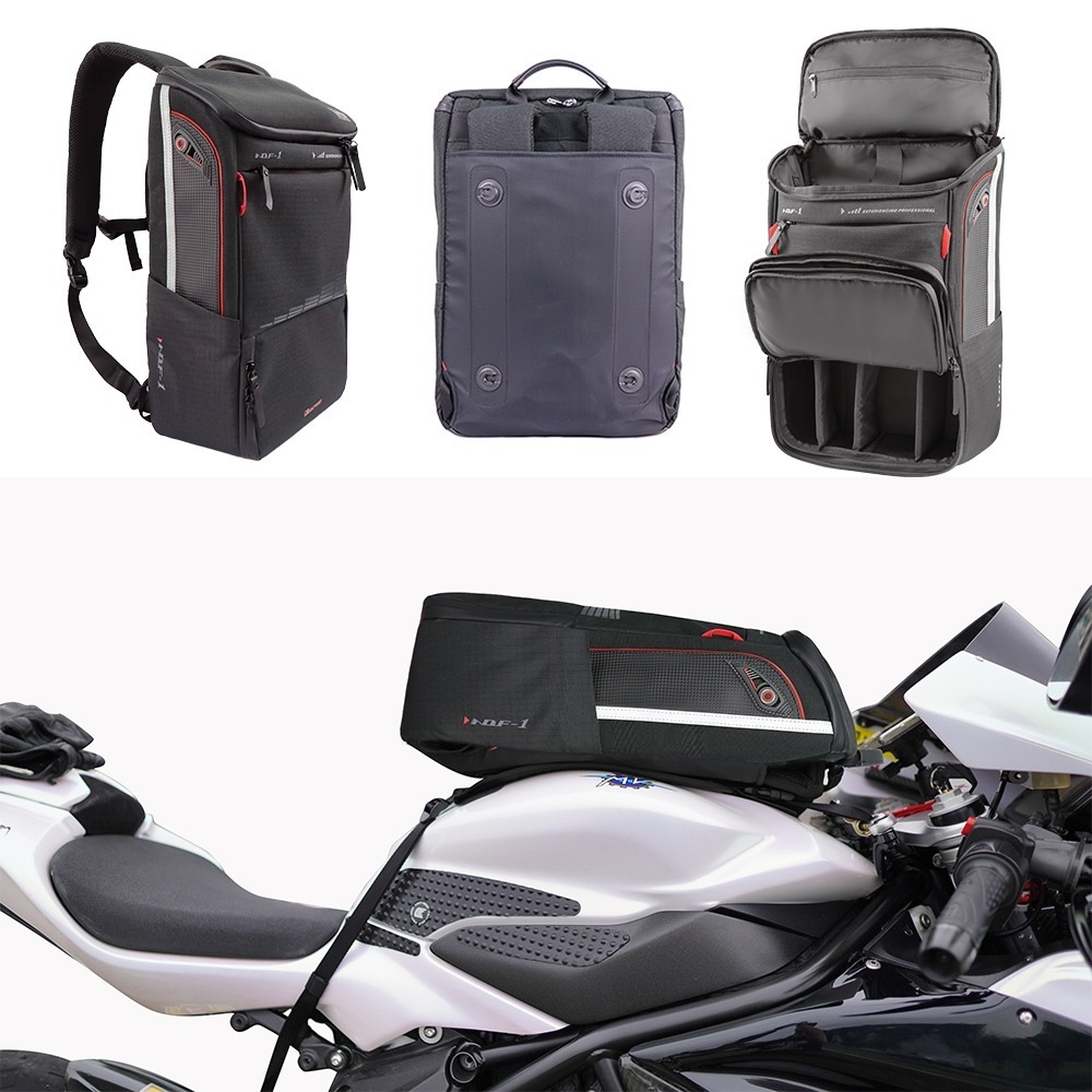 【Niche 樂奇】 重機油箱頭盔後背包 NDF-I I   騎士筆電背包 NDF-2-細節圖2