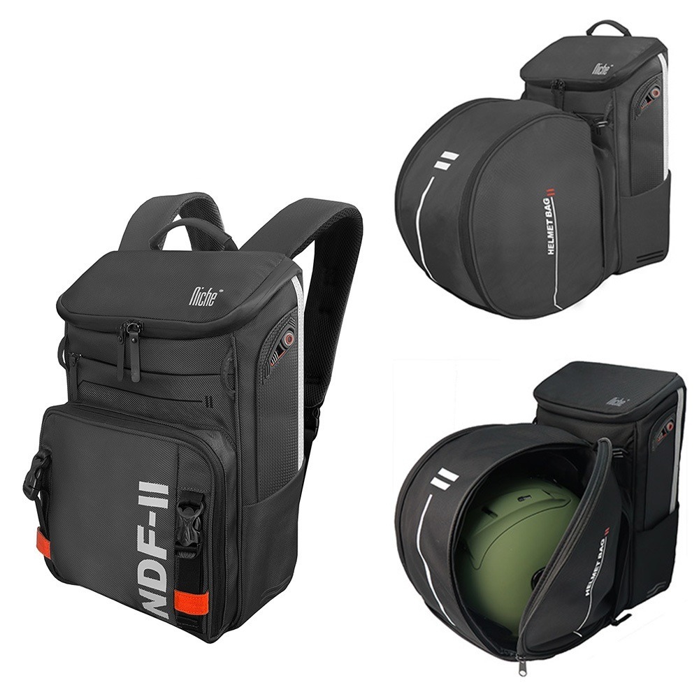 【Niche 樂奇】 重機油箱頭盔後背包 NDF-I I   騎士筆電背包 NDF-2-細節圖7