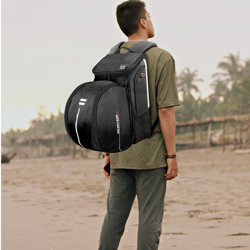 【Niche 樂奇】 重機油箱頭盔後背包 NDF-I I   騎士筆電背包 NDF-2-細節圖9