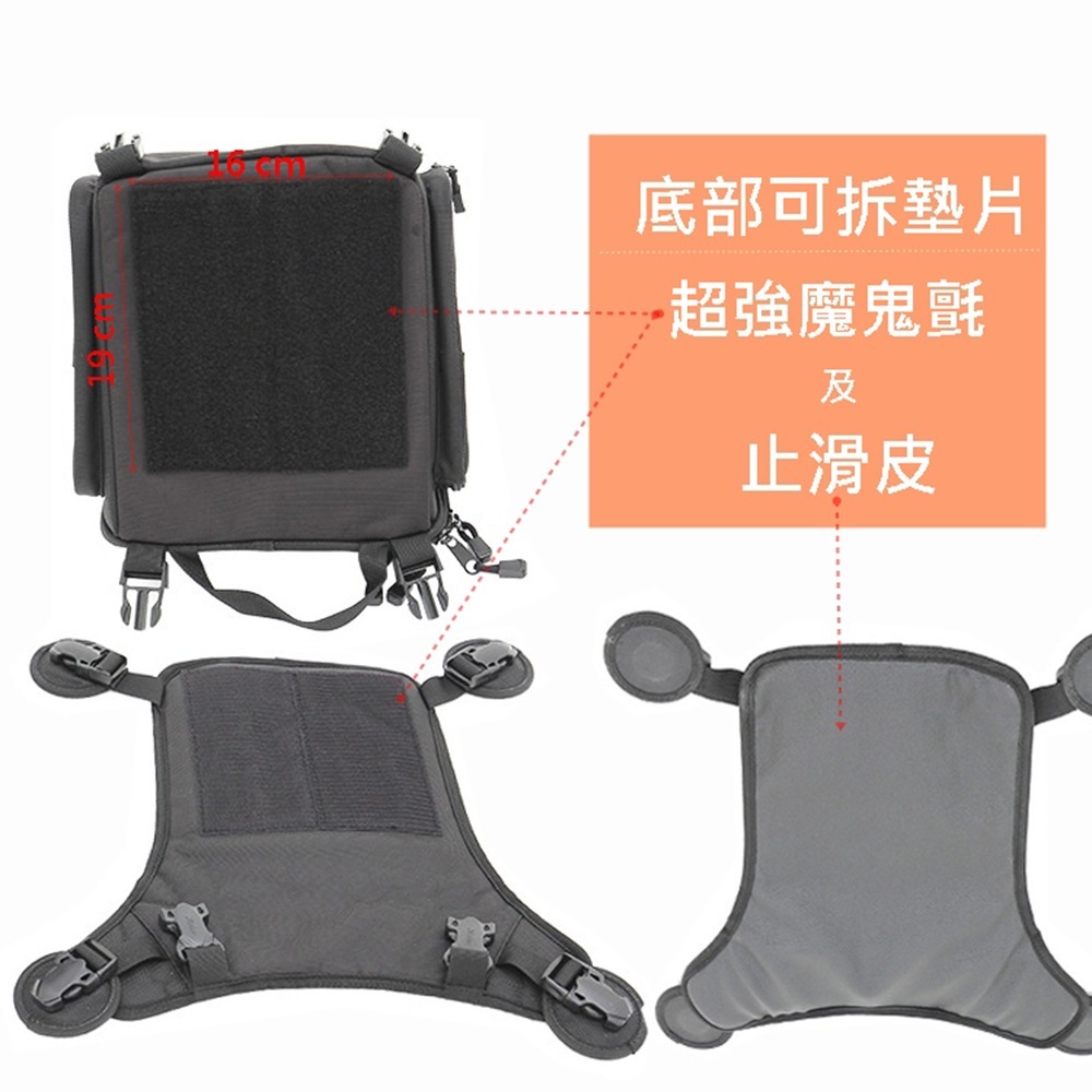 重機導航GPS油箱包 NMO-8201B | NICHE 樂奇重機包專賣-細節圖3