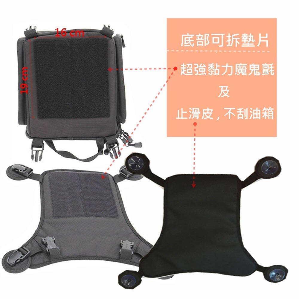 重機導航GPS油箱包 NMO-8201B | NICHE 樂奇重機包專賣-細節圖8