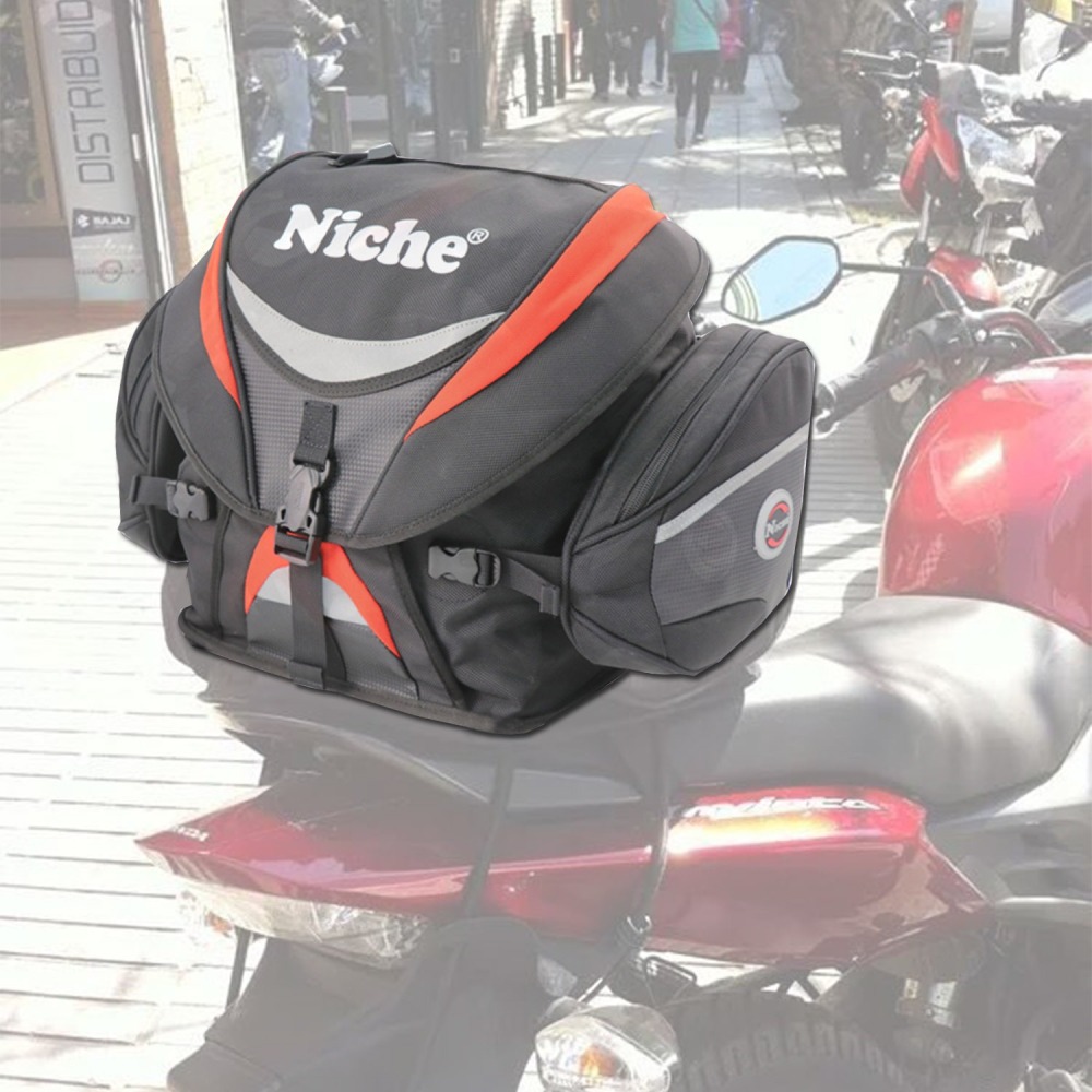 重機頭盔後座包 後尾袋 NMO-8212 秋高氣爽出遊 優惠價$2980 | NICHE 樂奇重機包專賣-細節圖2