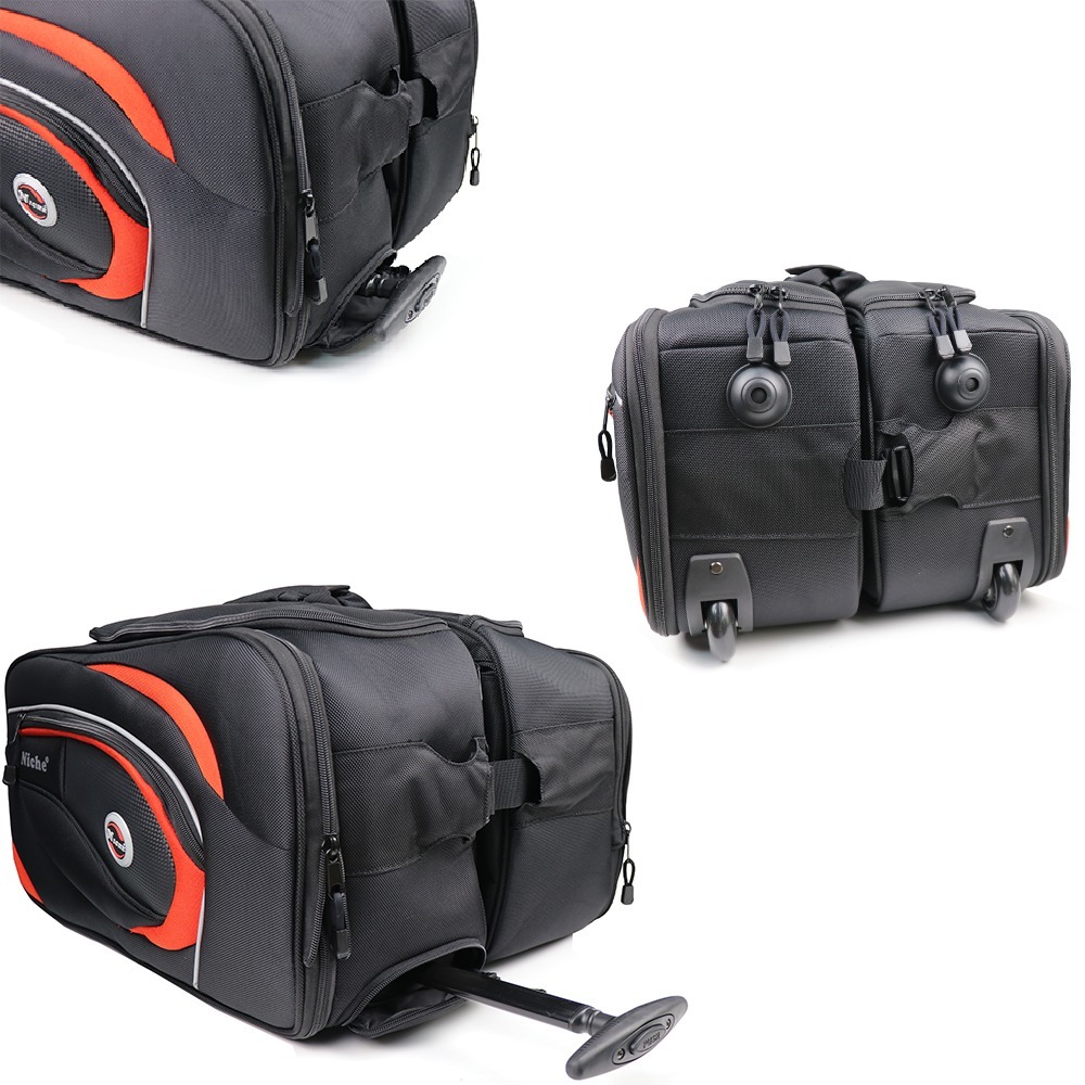重機旅行拉桿式馬鞍包 NMO-8233 | NICHE 樂奇重機包專賣-細節圖3
