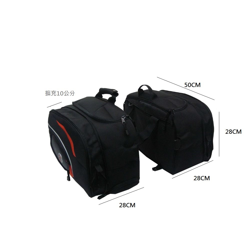 重機旅行拉桿式馬鞍包 NMO-8233 | NICHE 樂奇重機包專賣-細節圖8