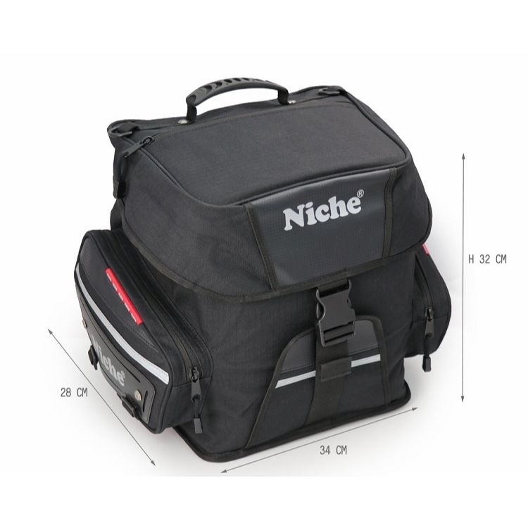 重機頭盔後座包 後尾袋 NMO-2215 | NICHE 樂奇重機包專賣-細節圖7