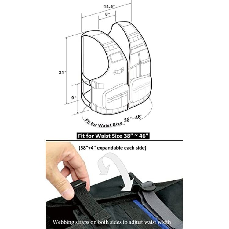 工程背心/工作背心 TL-6202 產品不含工具 | NICHE 樂奇工具包專賣-細節圖3