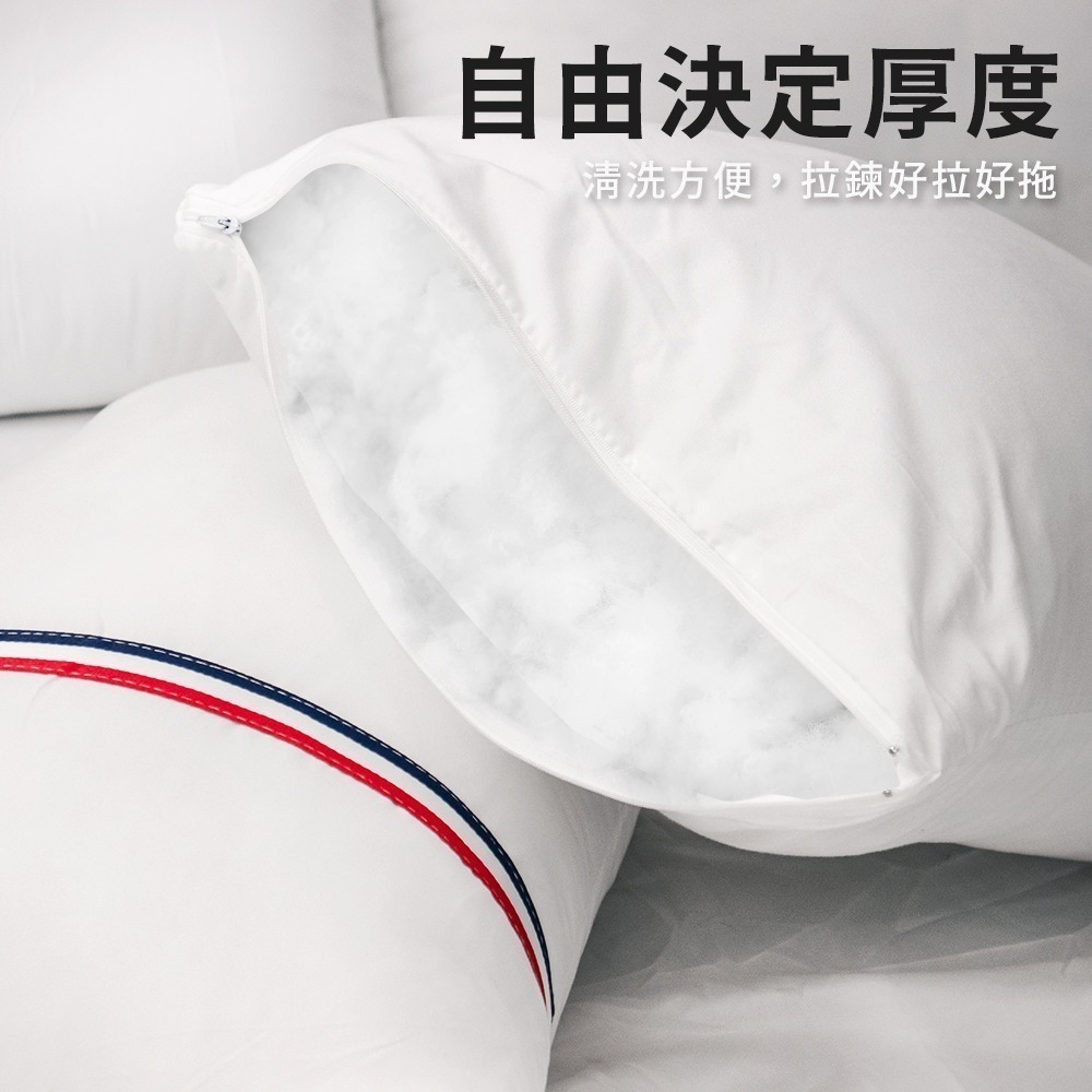 枕頭 安心睡眠枕 枕芯 枕心 民宿枕頭 飯店枕頭 中枕 助眠枕 現貨-細節圖5
