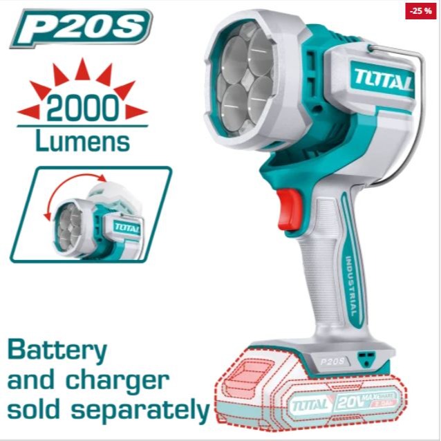 TOTAL 20V 鋰電工作燈 TWLI2088-規格圖1