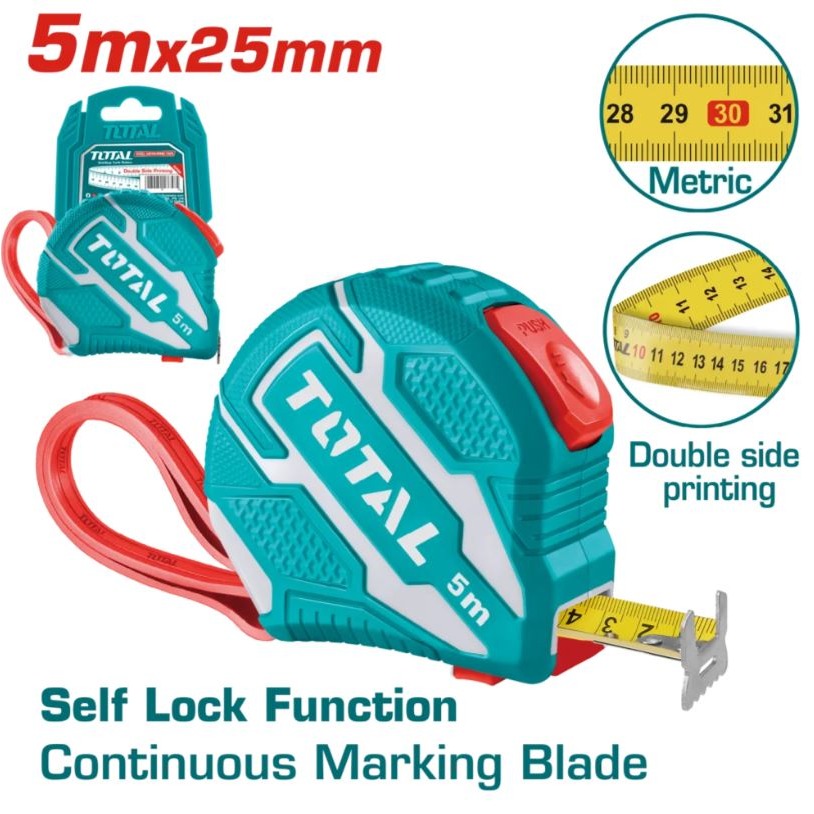 TOTAL 鋼捲尺 5米-規格圖1