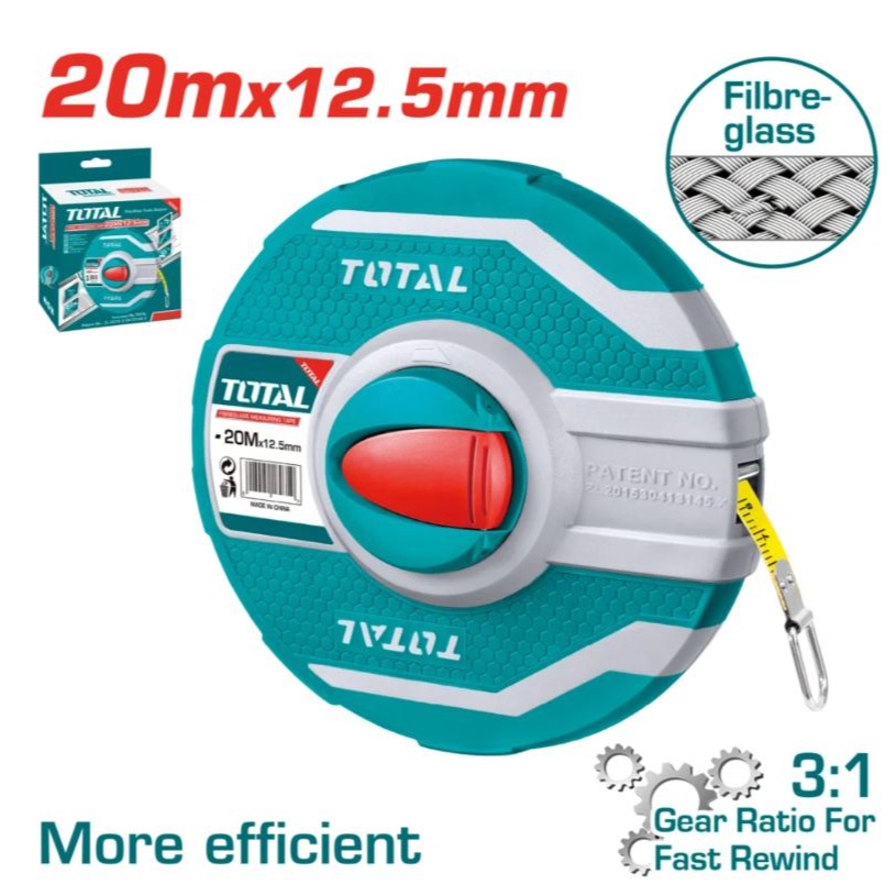 TOTAL 捲尺 20米-規格圖1