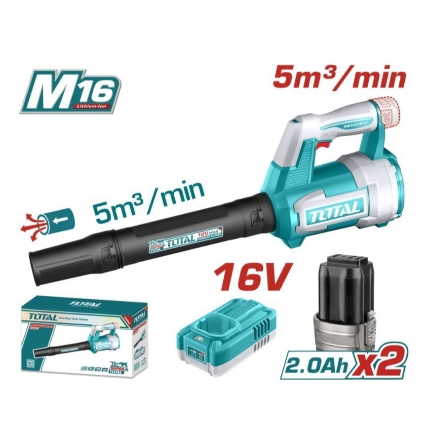 TOTAL 16V 花剪吹風機套裝組 UTOSLI250385-細節圖2