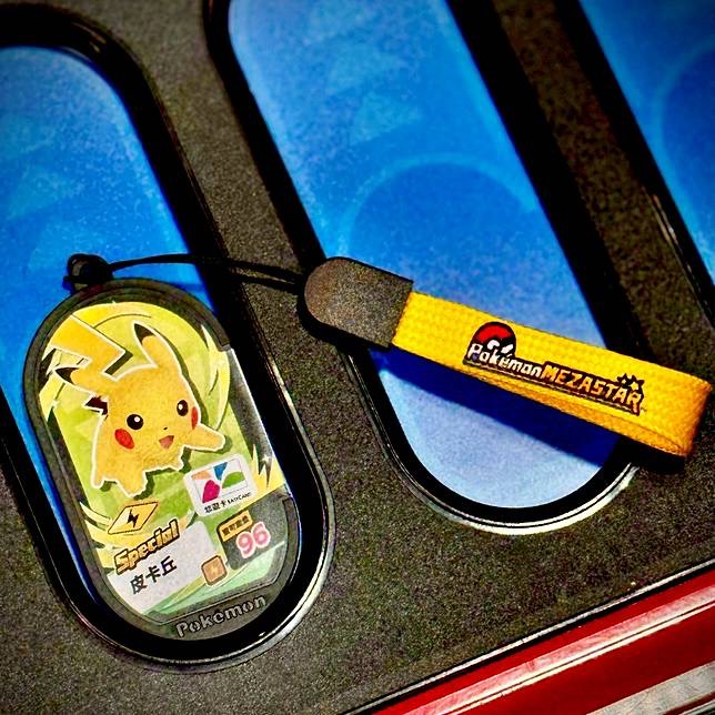 特別MEZASTAR卡匣造型悠遊卡皮卡丘寶可夢台灣販售紀念款-細節圖2