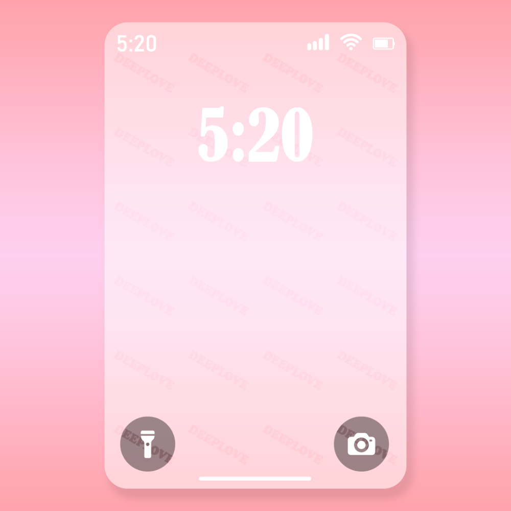 滴樂 手機鎖定畫面 裝飾 透卡 相框 (1張)-細節圖3
