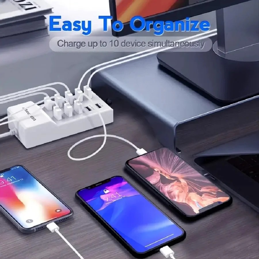 多孔充電器 充電頭 PD 多口 多洞 快充 豆腐頭 USB 車充 適用 蘋果 三星 OPPO-細節圖5