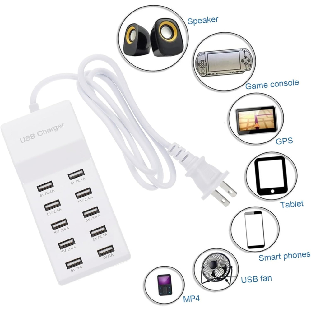 多孔充電器 充電頭 PD 多口 多洞 快充 豆腐頭 USB 車充 適用 蘋果 三星 OPPO-細節圖6