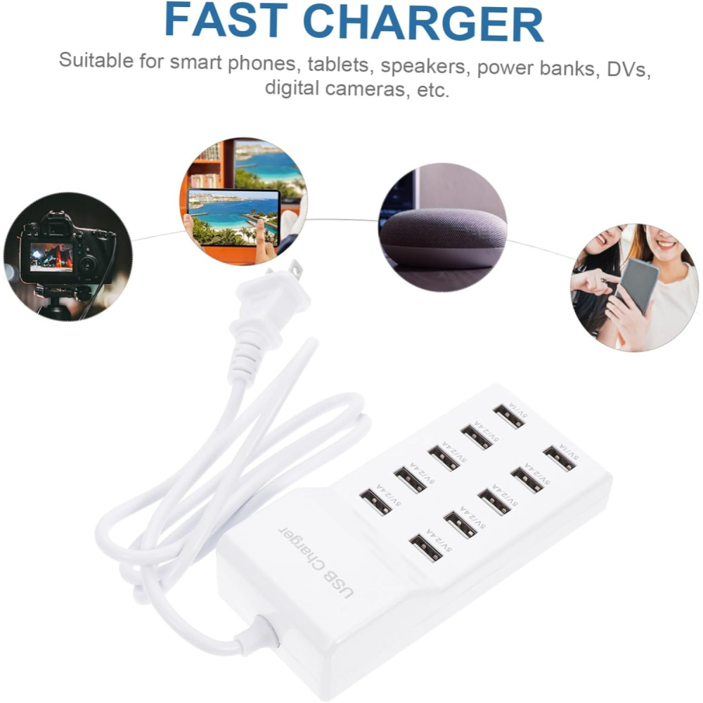 多孔充電器 充電頭 PD 多口 多洞 快充 豆腐頭 USB 車充 適用 蘋果 三星 OPPO-細節圖7