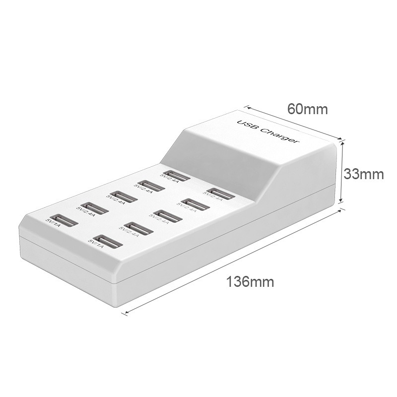 多孔充電器 充電頭 PD 多口 多洞 快充 豆腐頭 USB 車充 適用 蘋果 三星 OPPO-細節圖8