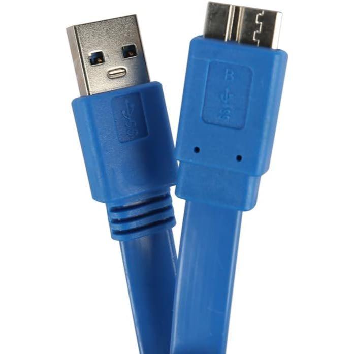 批發價 高速傳輸線 全新現貨 USB3.0 A公 對 Micro B公 USB 3.0 訊號線 扁平線-細節圖2