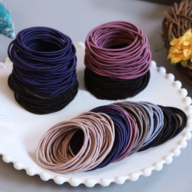 扎頭髮皮筋女小發圈兒童頭繩發繩女童寶寶橡皮筋不傷發彈性好髮飾-細節圖3