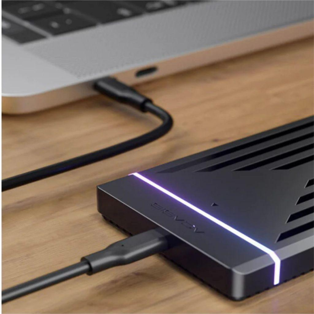 行動硬碟  USB3.0阿卡西斯Acasis 2.5吋 SATA外接盒 支援6TB內附傳輸線-細節圖6