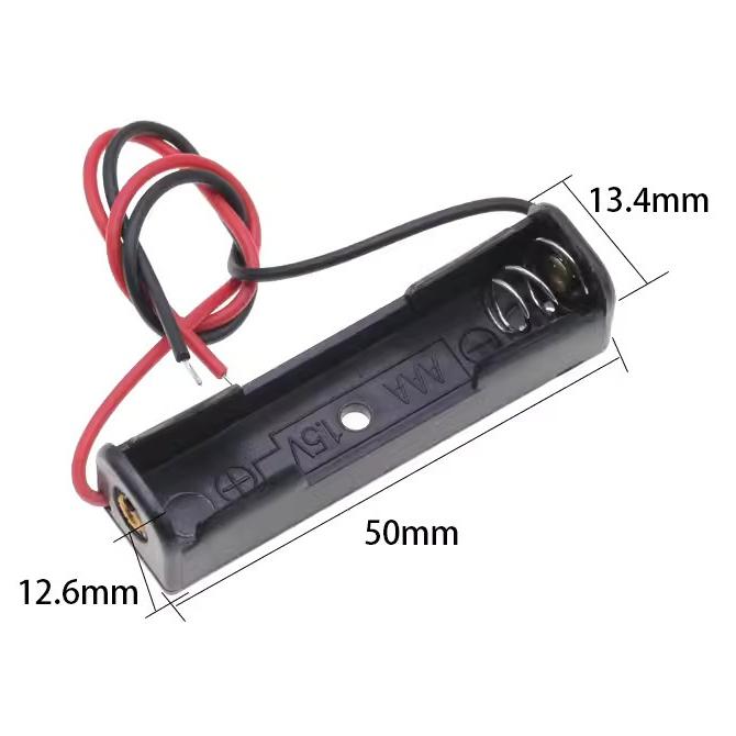 4號帶線電池盒 串聯 1.5V 鋰電池 帶線 串聯 單節電池盒 串聯充電 充電座 電池座 鋰電池盒 4號電池-細節圖2