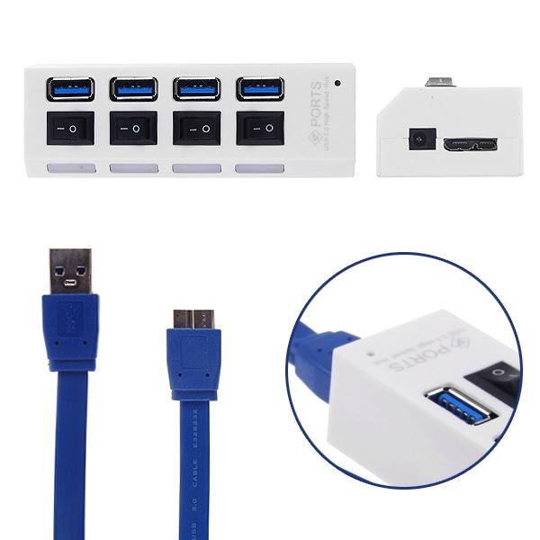 USB HUB 3.0 集線器 分線器 4孔擴充槽 連接埠 7孔擴充槽 HUB 擴充槽 獨立開關 USB延長線-細節圖5