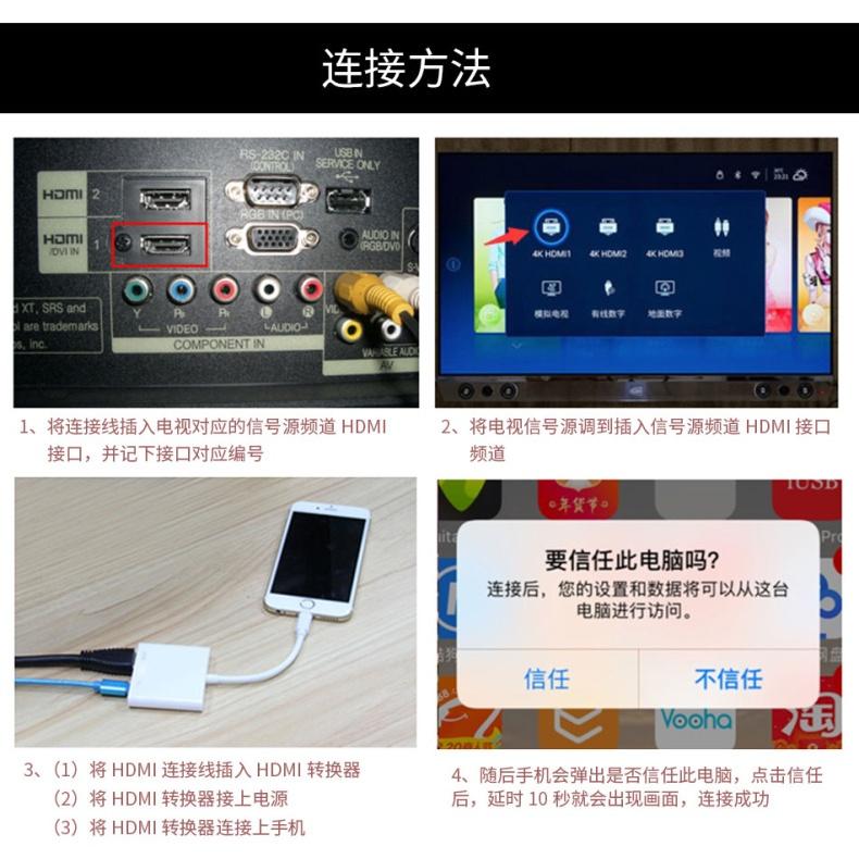 手機轉HDMI轉接器 Type C讀卡機 USB 充電 蘋果 apple MacBook SWITCH 可接HDMI螢幕-細節圖7