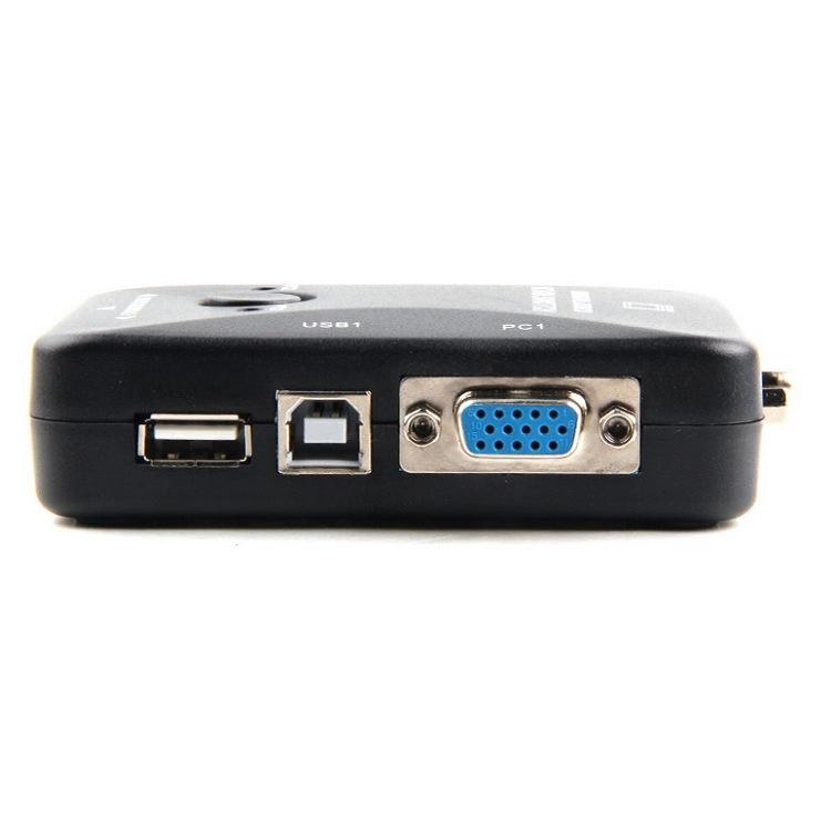 VGA USB KVM 切換器 2對1 USB 切換器 2進1出 兩台電腦共享 螢幕 滑鼠 鍵盤-細節圖8