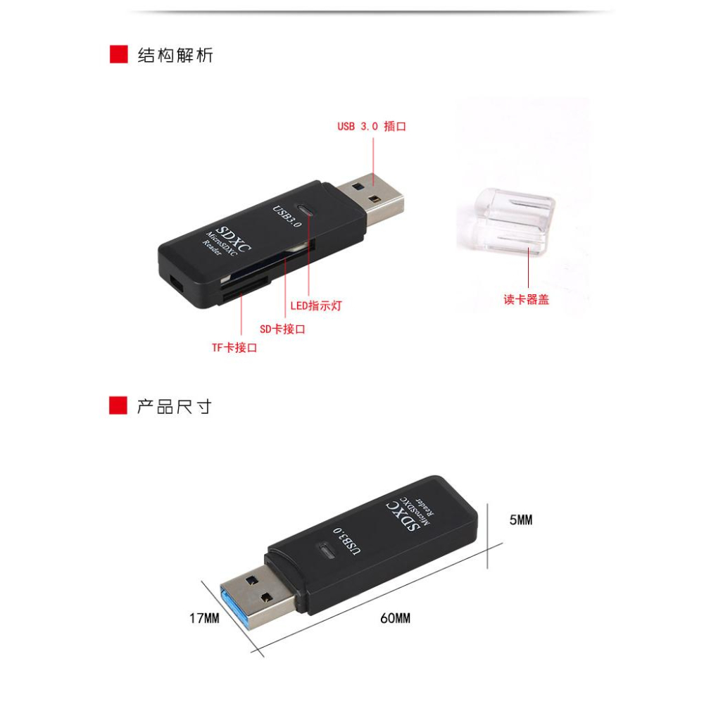OTG Type-C Micor USB三合一 多功能讀卡器 D-188 多功能三合一讀卡機-細節圖9