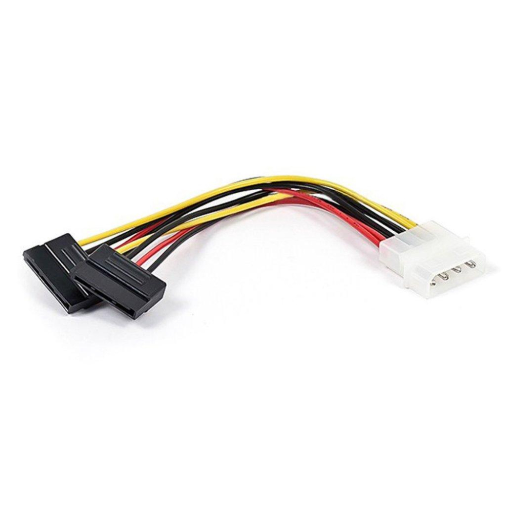 電源轉接頭 大4PIN 轉 雙SATA 電源線 電源轉接線 大4p 轉 雙SATA 一對二 IDE 轉 SATA-細節圖5
