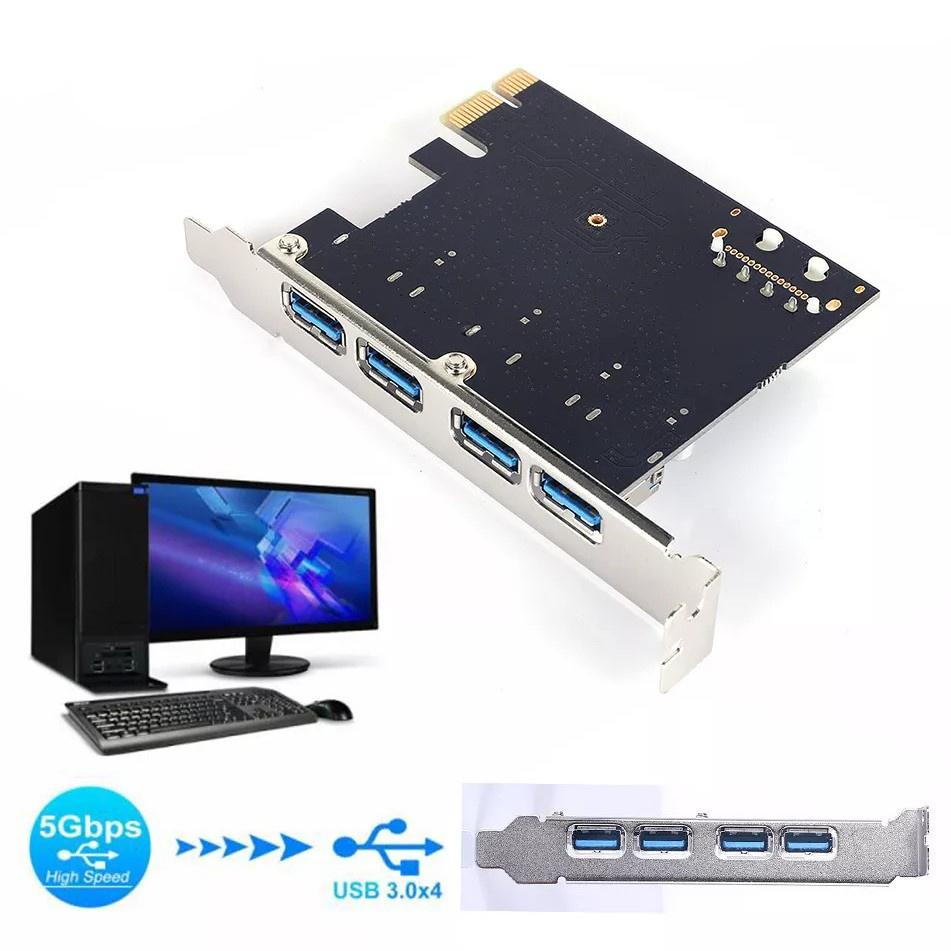 PCI-E 轉 USB3.0 4接頭 獨立供電 傳輸5GB 另有USB3.0 2孔高速 擴充卡-細節圖3