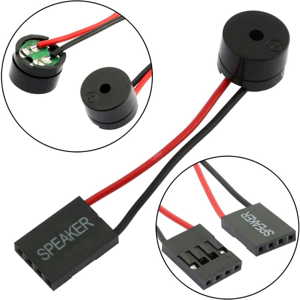 電腦 Speaker 4Pin 蜂鳴器 PC 主機板 警示音 系統喇叭 小喇叭-細節圖4