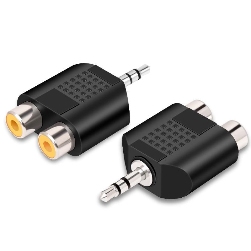 6.5公轉雙蓮花母 6.5雙聲道插頭轉2RCA母座 6.5音視頻轉換器 6.3轉雙RCA-細節圖3