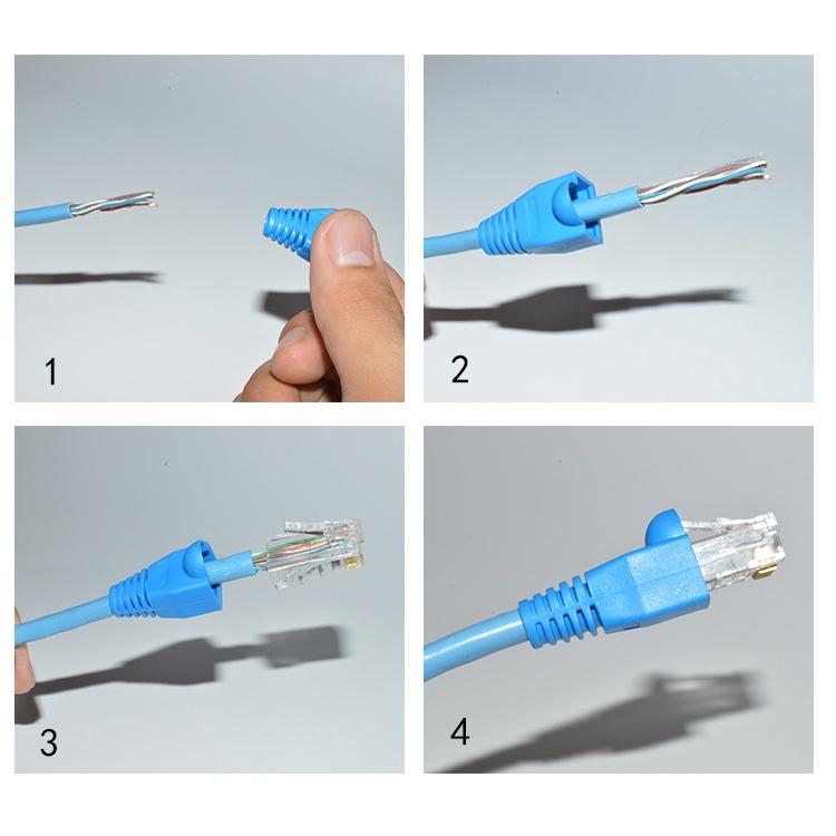 RJ45 水晶頭 超五類 Cat5 Cat6 網路 保護套 8P8C 網路接頭-細節圖6