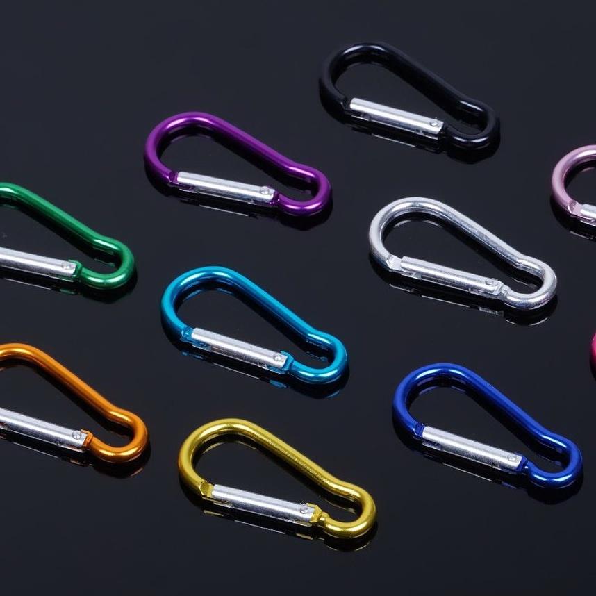 戶外登山扣 5號 葫蘆型 登山扣 鋁合金 戶外扣 水瓶扣 多功能扣 快掛扣-細節圖2