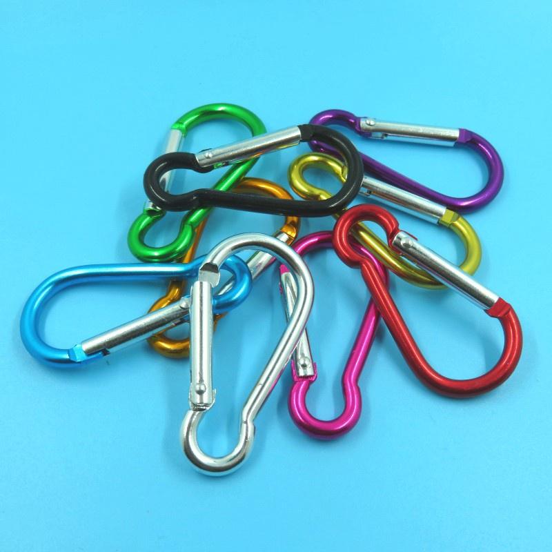 戶外登山扣 5號 葫蘆型 登山扣 鋁合金 戶外扣 水瓶扣 多功能扣 快掛扣-細節圖3