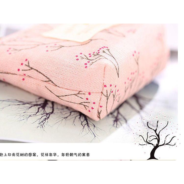 韓國時尚小清新零錢包 女士創意簡約攜帶錢袋 田園花卉圖案錢包 女士收納袋可存放行用卡、鑰匙、耳機等小件物品-細節圖4