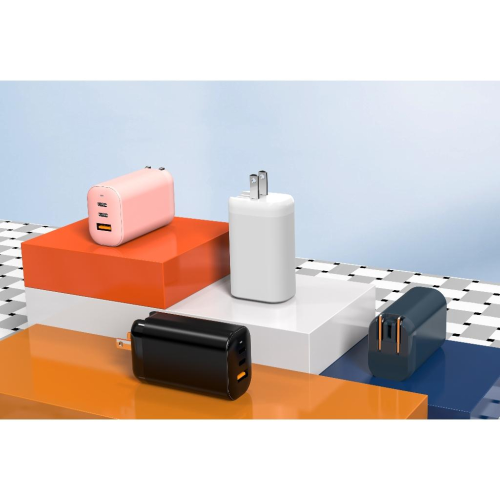 65W 氮化鎵GaN 三孔充電頭 豆腐頭 PD快充頭 QC 充電器 快充頭 PD快充 適用 iPhone15 14 13-細節圖5