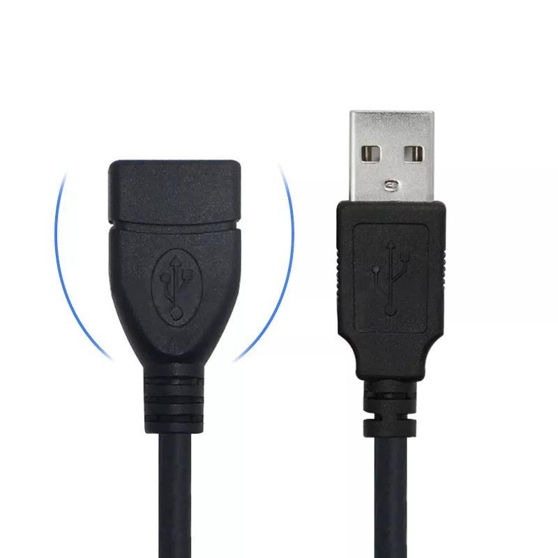 USB延長線1.5米 3米 全銅升級版 USB2.0 公對母 帶磁環延長線 公對母-細節圖6