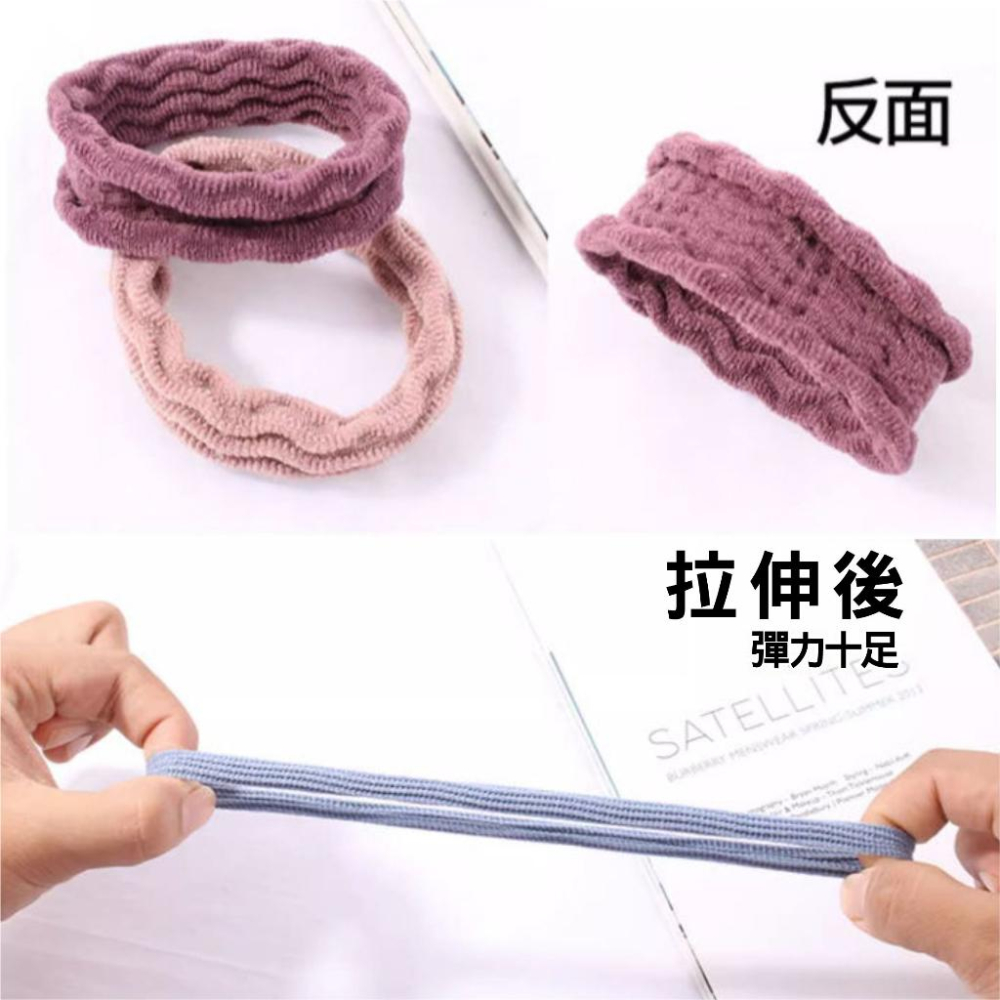 加厚無接縫髮圈 20入 現貨 髮圈 綁髮圈 綁髮繩 綁頭髮 髮圈 髮繩 加厚髮圈 加厚髮繩-細節圖2