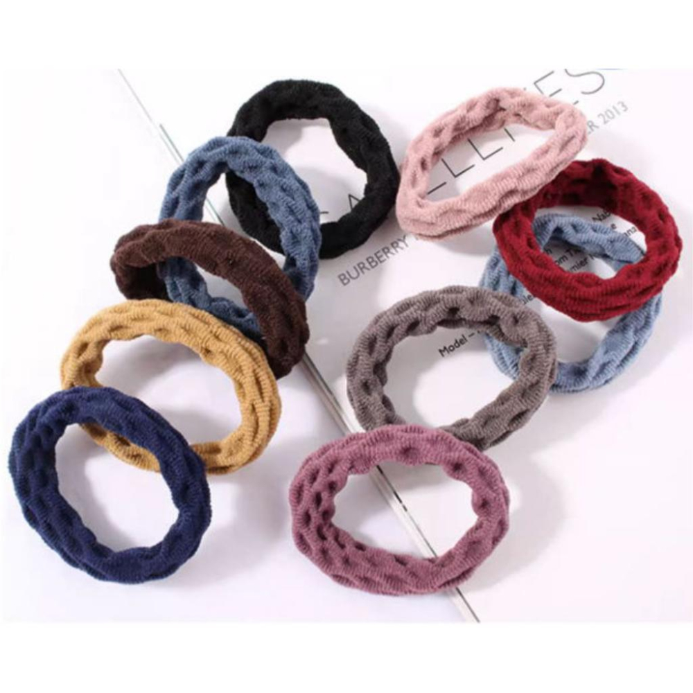 加厚無接縫髮圈 20入 現貨 髮圈 綁髮圈 綁髮繩 綁頭髮 髮圈 髮繩 加厚髮圈 加厚髮繩-細節圖5