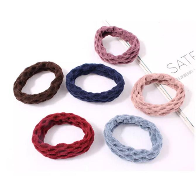 加厚無接縫髮圈 20入 現貨 髮圈 綁髮圈 綁髮繩 綁頭髮 髮圈 髮繩 加厚髮圈 加厚髮繩-細節圖6